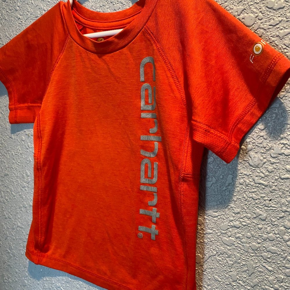 *2/$15* Carhartt Force Boy's 2T Activewear Orange T Shirt
